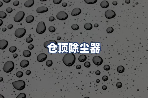 仓顶除尘器
